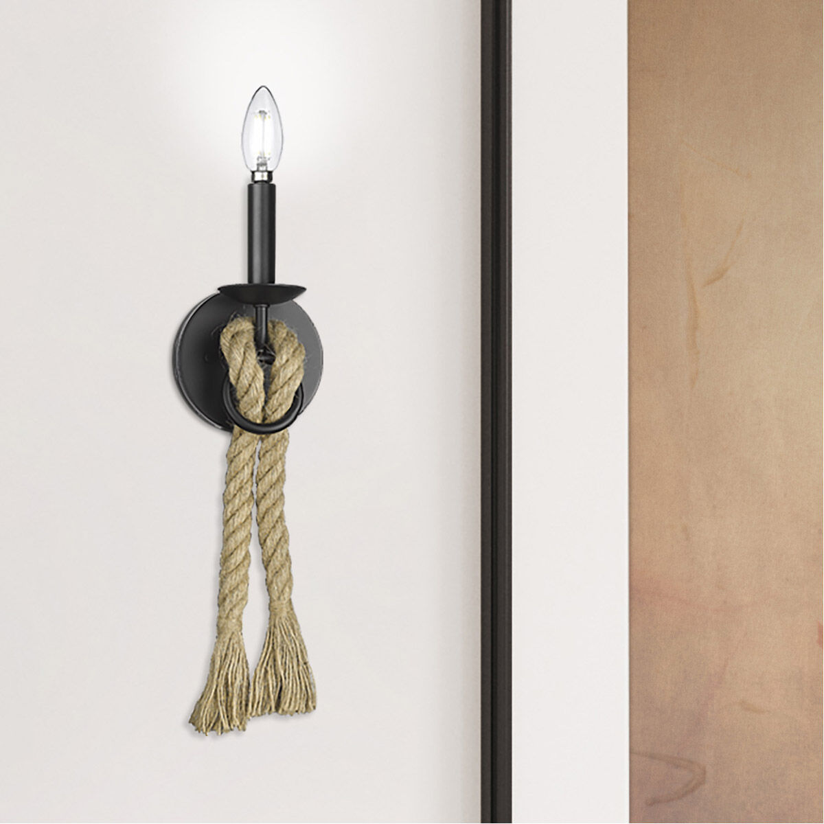 Marissa 1 Light 4.75 inch Matte Black ADA Wall Sconce Wall Light